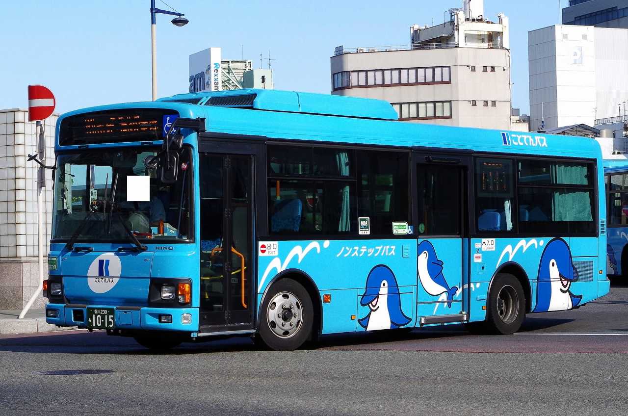 うどん県 ことでんバス日野レインボーⅡ 全国バスコレ80 堅く