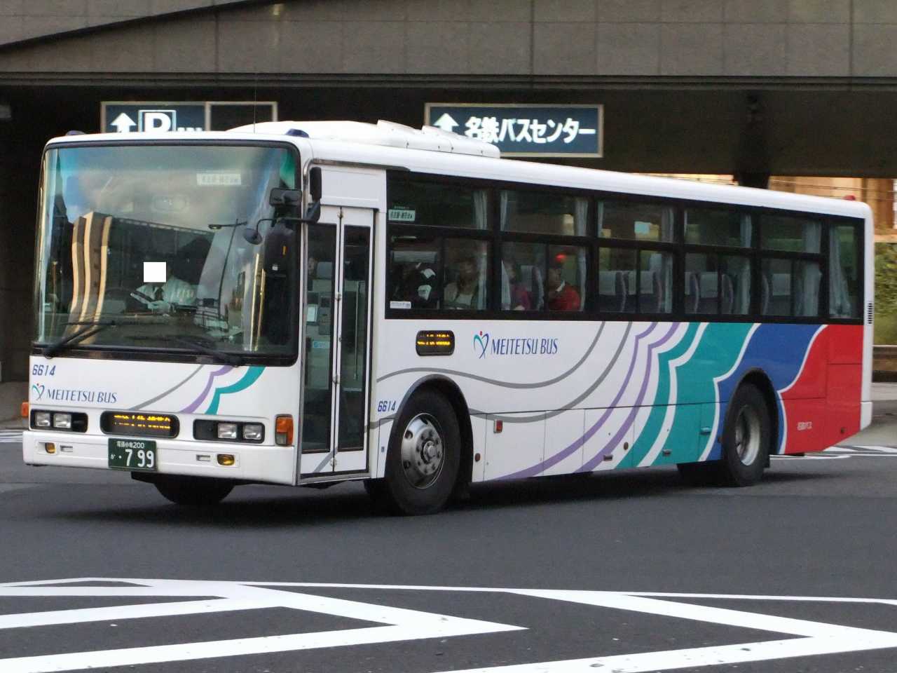 三菱ふそう・ニューエアロスター(名鉄バス6603・名古屋200か1534/6614