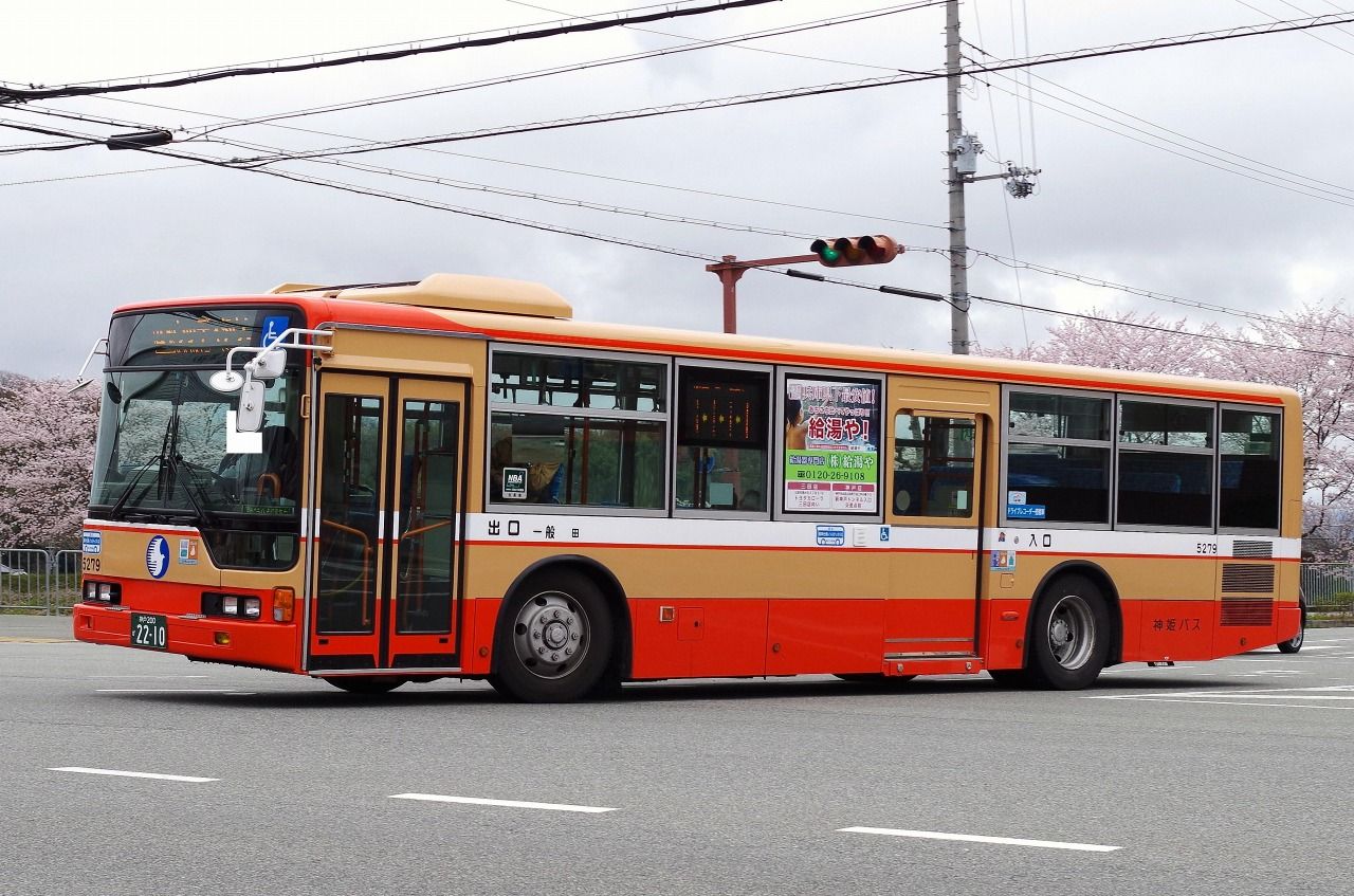 三菱ふそう・2代目エアロスター(神姫バス5279・神戸200か2210) : 近江