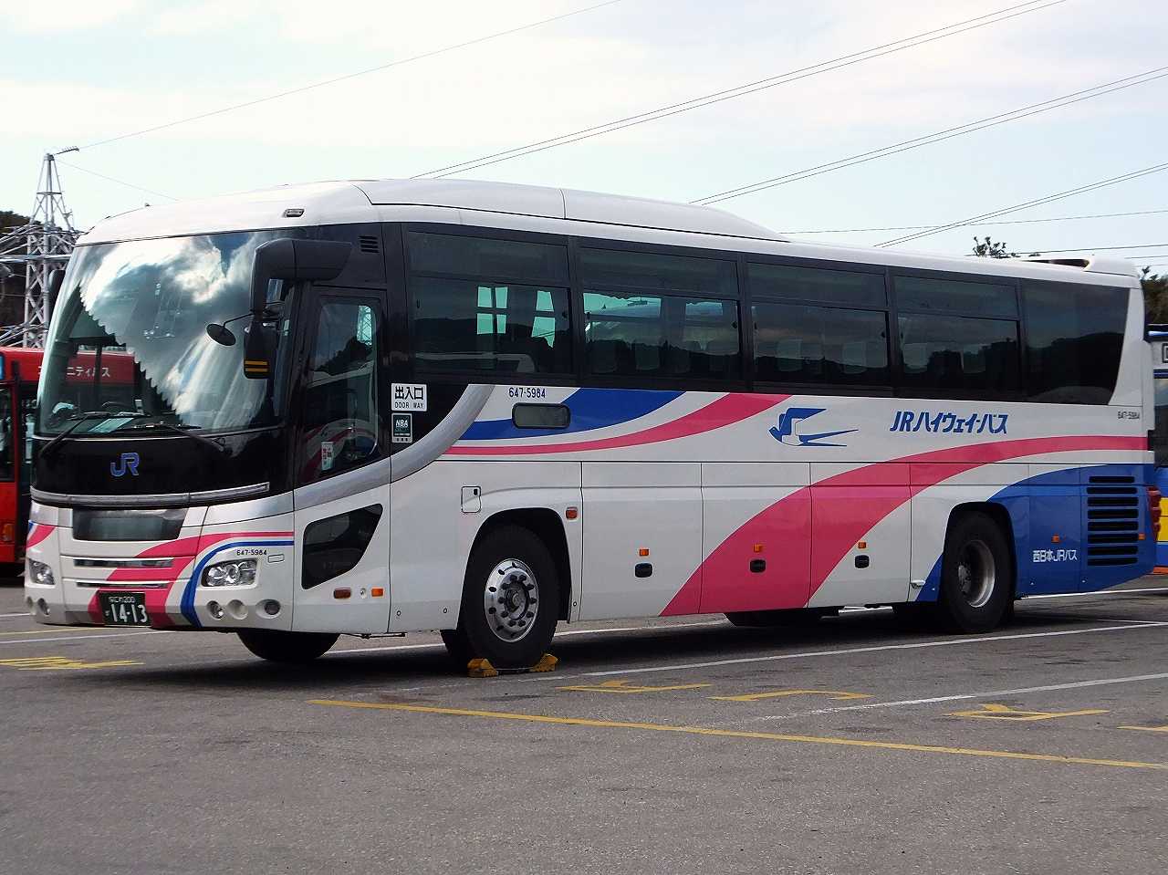 日野・セレガRU1E系(西日本ジェイアールバスバス647-5984・なにわ200か