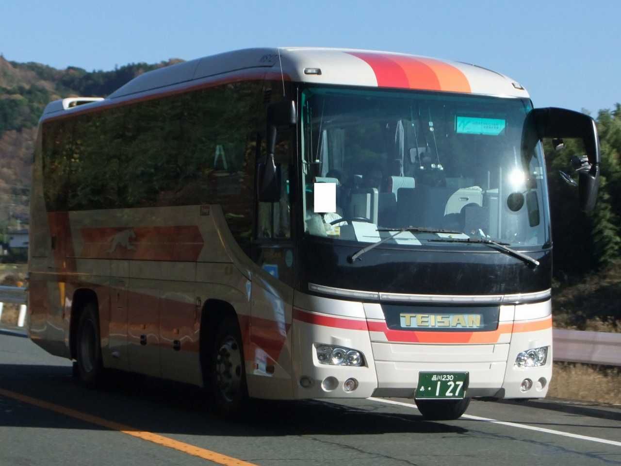 日産バス 日野・セレガRU8J系(帝産観光バスMS127・品川230あ127) : 近江発､ま