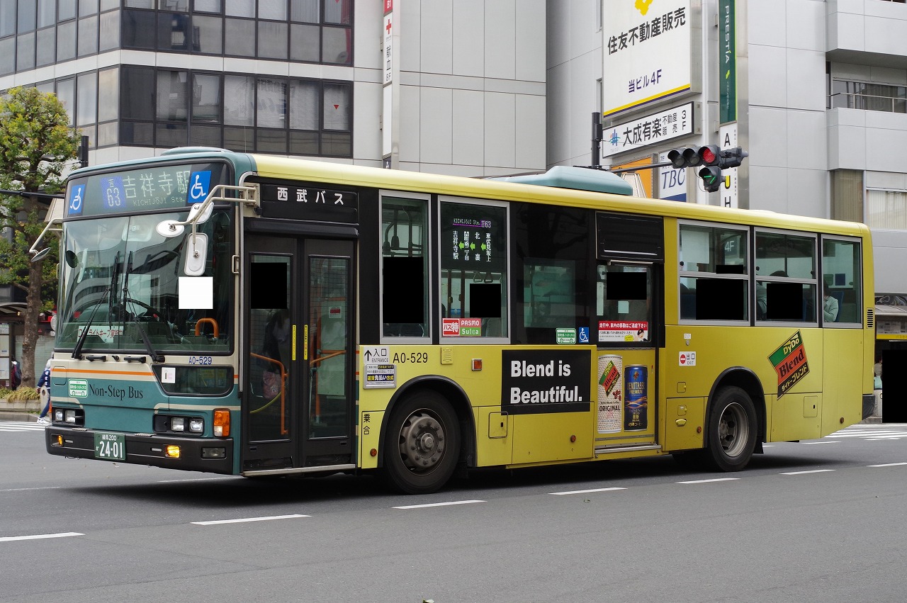 日産ディーゼル・スペースランナーA（西武バスA0-529・練馬200か