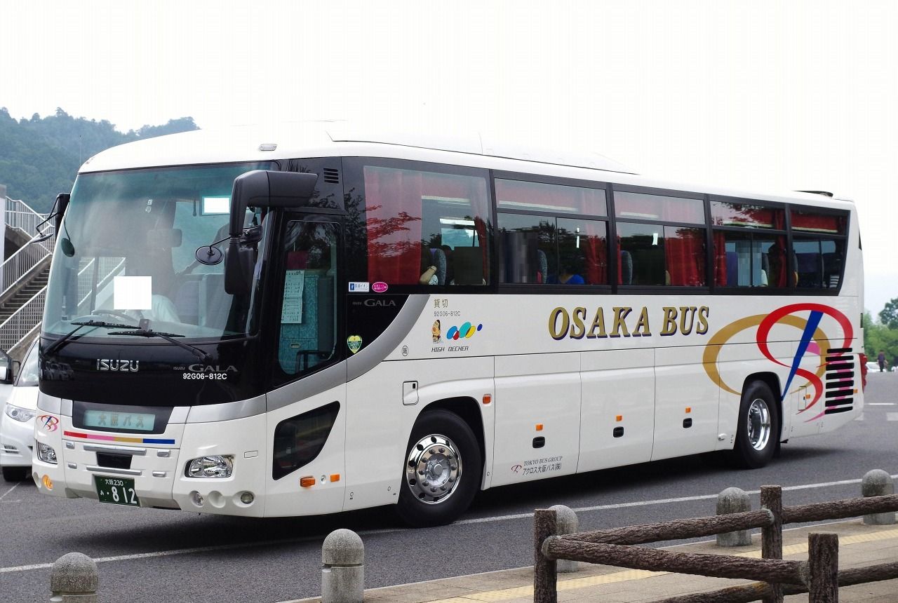 2086.いすゞガーラ いすゞ・ガーラRU系(アクロス大阪バス92G06-812C・大阪230あ812