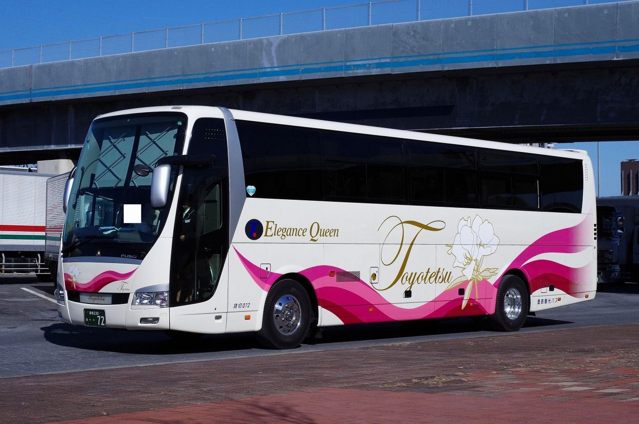 三菱ふそう エアロクィーンms9系 豊鉄観光バス072 豊橋230あ72 近江発 まりーんの道が続く限り 三菱ふそう エアロクィーンms9系 豊鉄観光バス072 豊橋230あ72 近江発 まりーんの道が続く限り