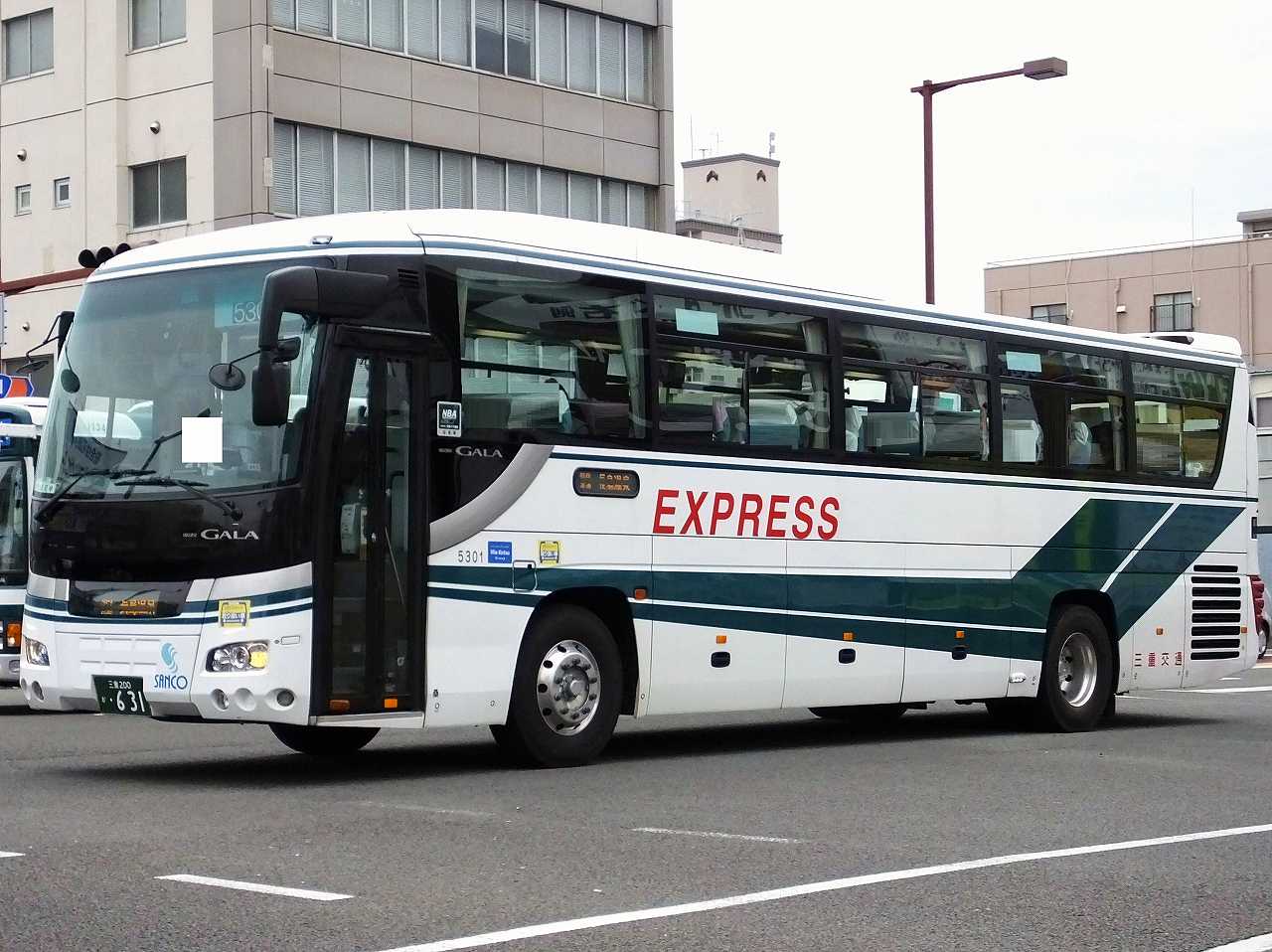 いすゞ・ガーラRU系(三重交通5301・三重200か631/5317・三重200か1046