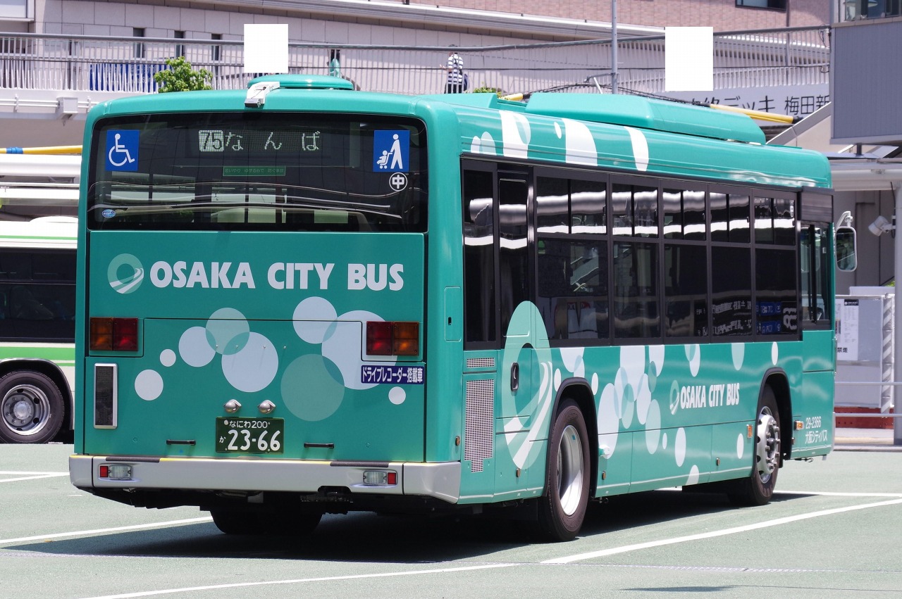 パパス いすゞ・2代目エルガ(大阪シティバス29-2366・なにわ200か2366) : 近江