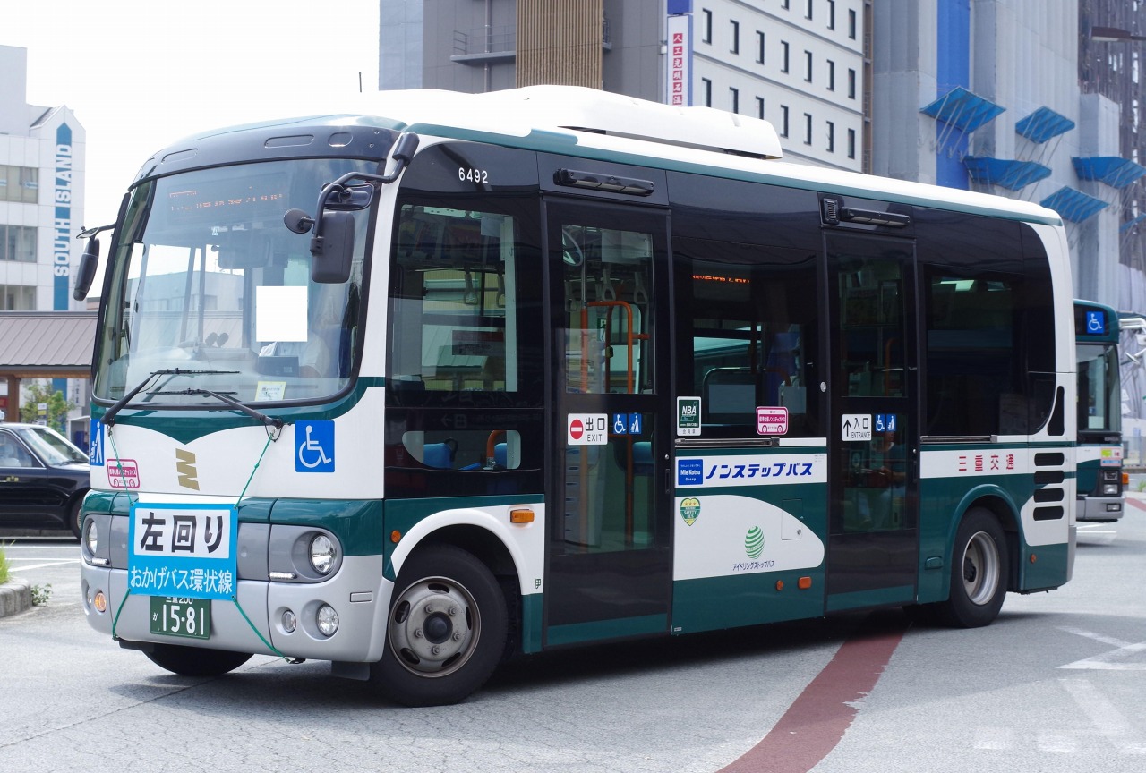 日野 2代目ポンチョ 三重交通6492 三重0か1581 近江発 まりーんの道が続く限り 日野 2代目ポンチョ 三重交通6492 三重0か1581 近江発 まりーんの道が続く限り