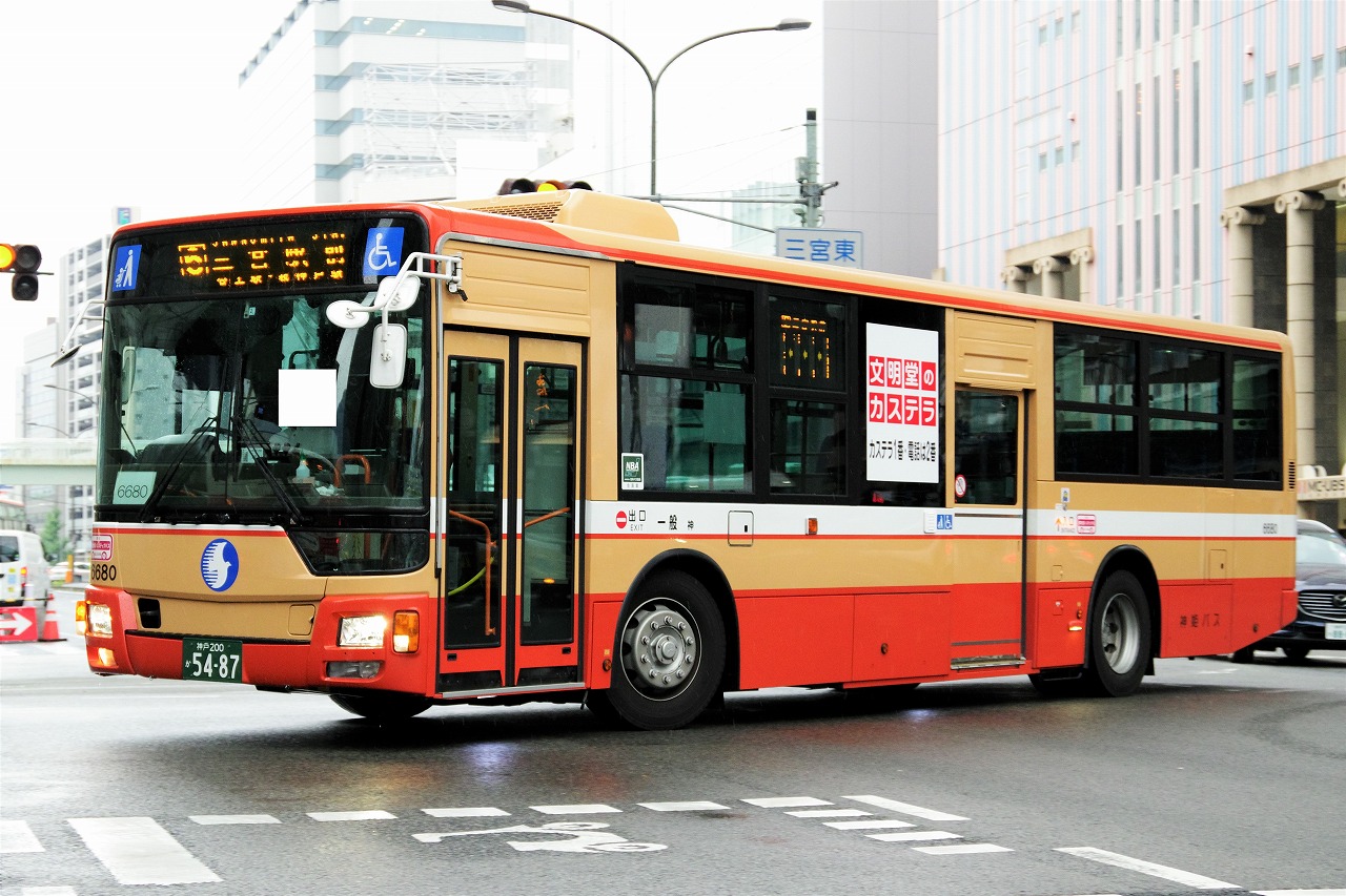 三菱ふそう・3代目エアロスター（神姫バス6680・神戸200か5487