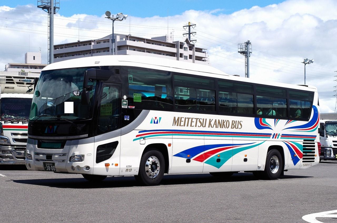 日野・2代目セレガ(名鉄観光バス31706・名古屋200か3800) : 近江発､ま