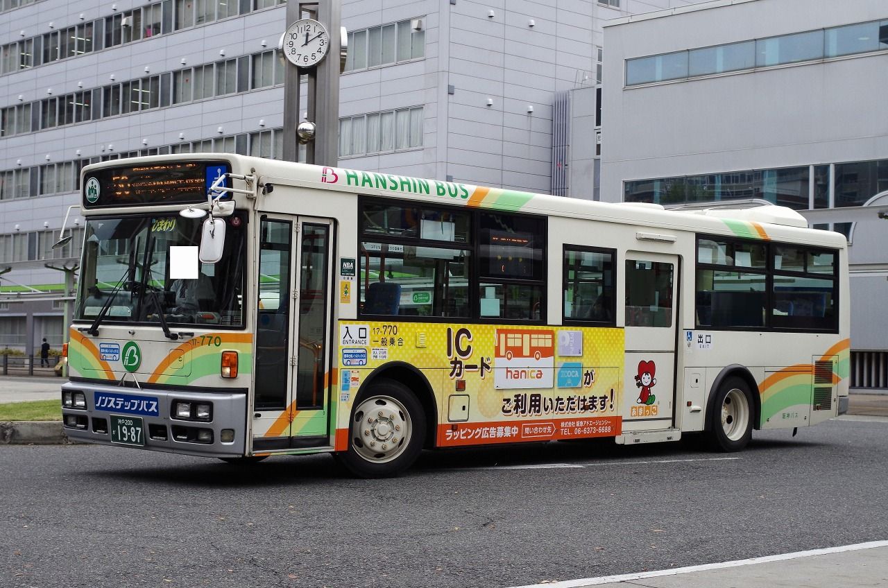 日産ディーゼル・JP系+西日本車体工業96MC(阪神バス17-770・神戸200か