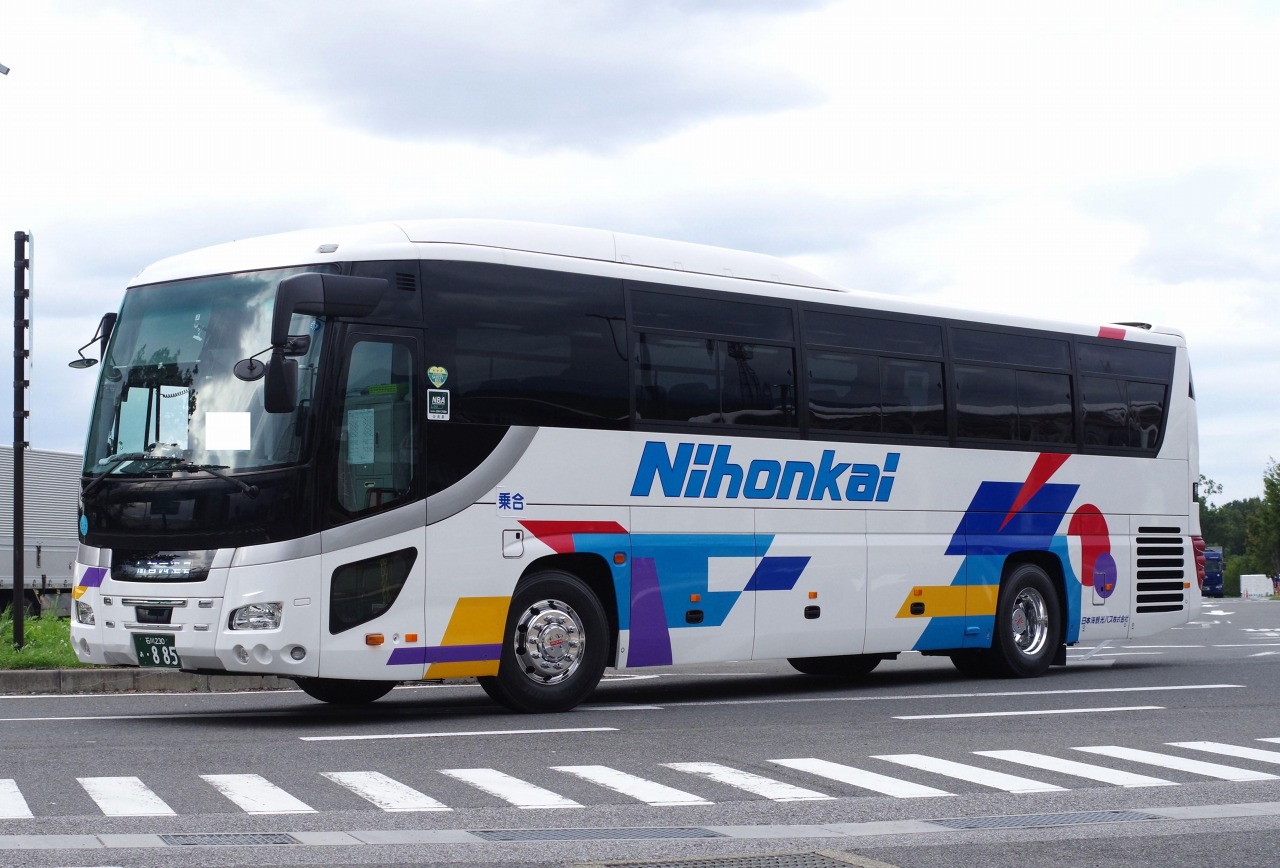 いすゞ・ガーラRU系(日本海観光バス・石川230あ885) : 近江発､まりーん