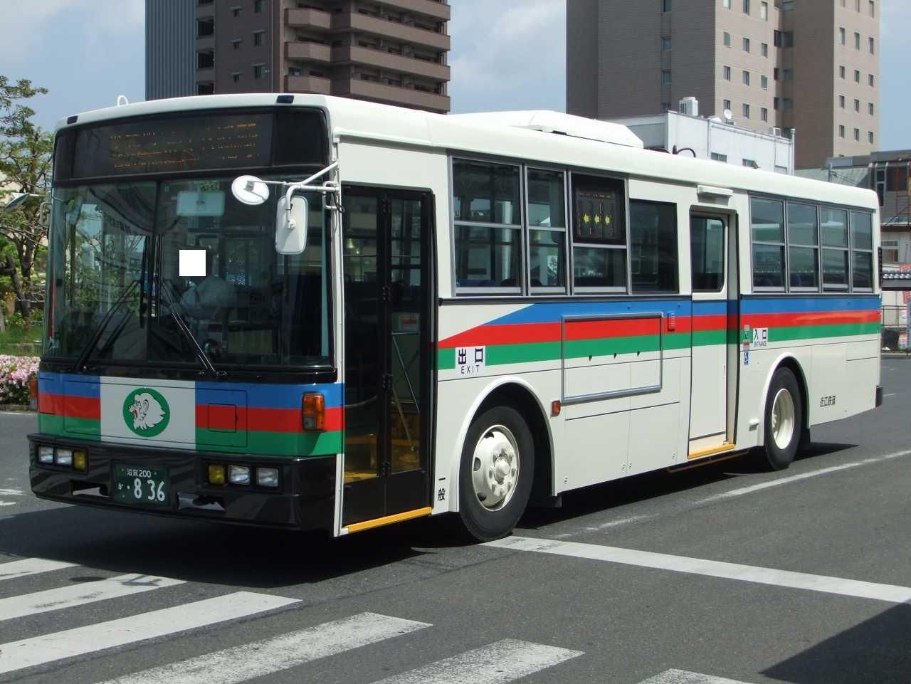近江鉄道・滋賀200か836 : 近江発､まりーんの道が続く限り