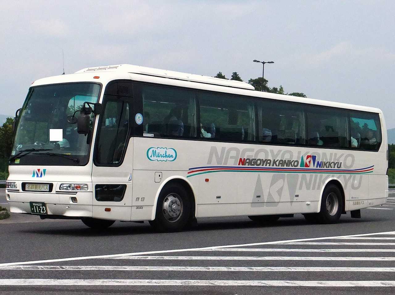 三菱ふそう・エアロバスMS8系(名鉄観光バス50202・三河200か255/30301