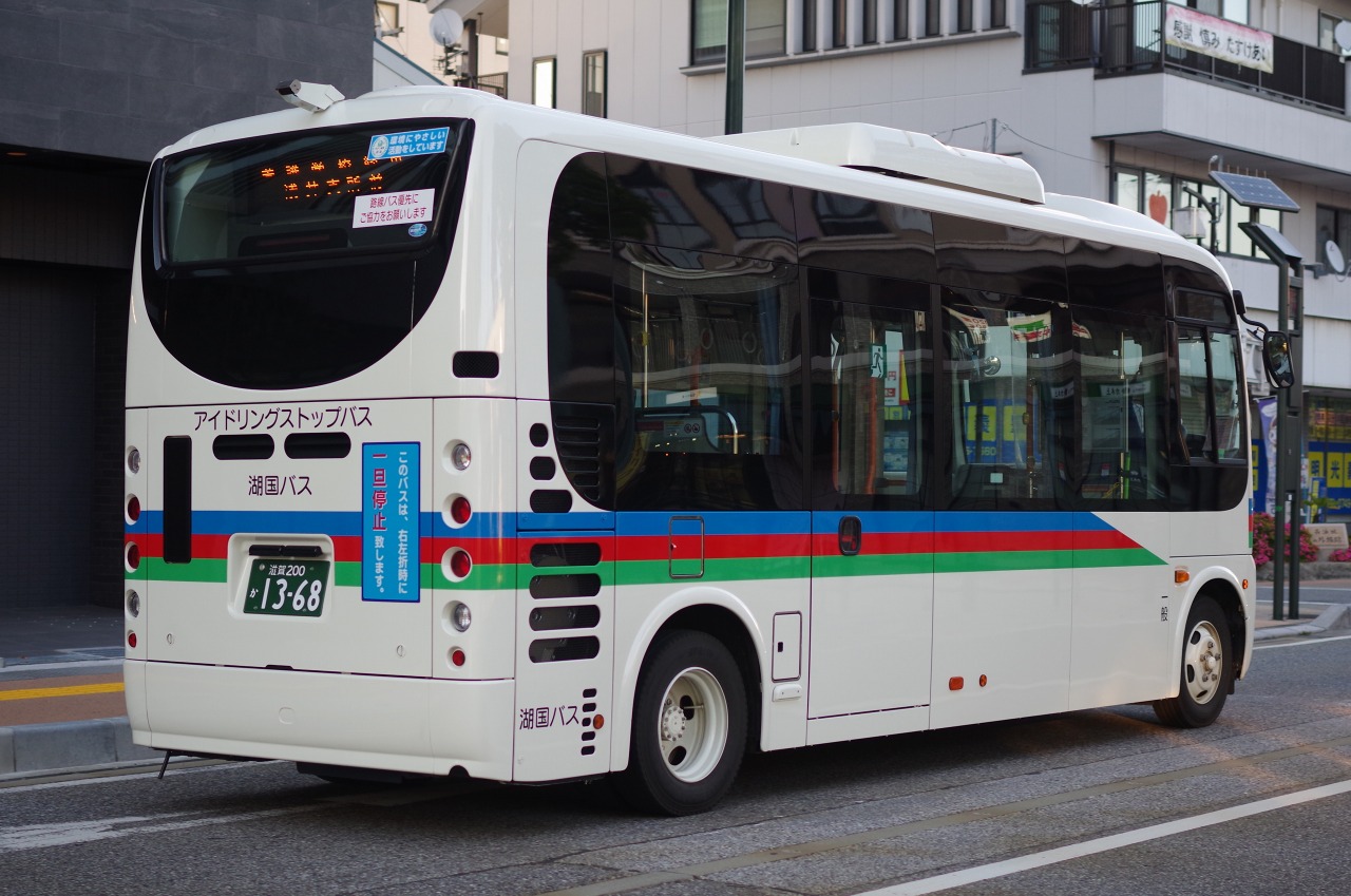 日野・2代目ポンチョ(湖国バス・滋賀200か1368) : 近江発､まりーんの道