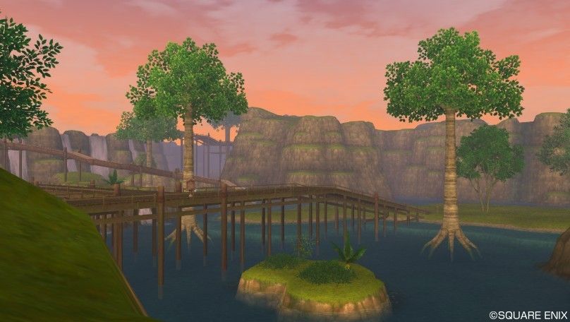 アストルティア夕景探訪 3 ワルド水源 ゆるゆるマリスラにっき ときどきナスビ