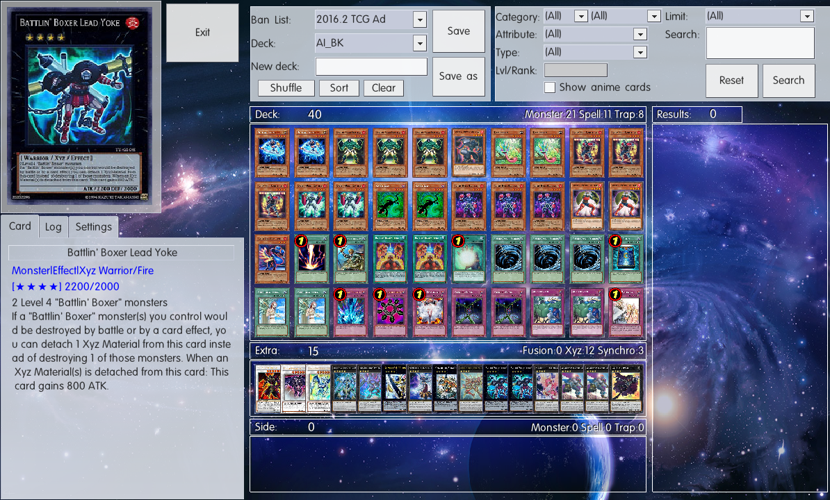 Bkデッキ Ygopro Aiデッキ考察 ゲーム情報置き場