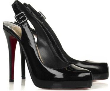 Christian Louboutin Rolande patent slingbacks