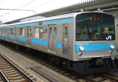 M付編成 205系1000番台 4両 阪和線 LED前幕仕上品 スカイブルー M付編成 205系1000番台 4両 阪和線 LED前幕仕上品