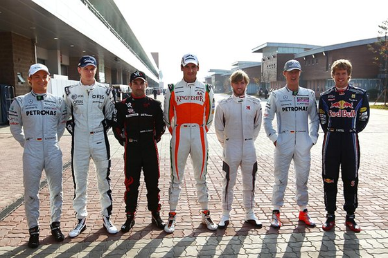 ドイツ人F1ドライバー、ニコ・ロズベルグ、ニコ・ヒュルケンベルグ、ティモ・グロック、エイドリアン・スーティル、ニック・ハイドフェルド、ミハエル・シューマッハ、セバスチャン・ヴェッテル