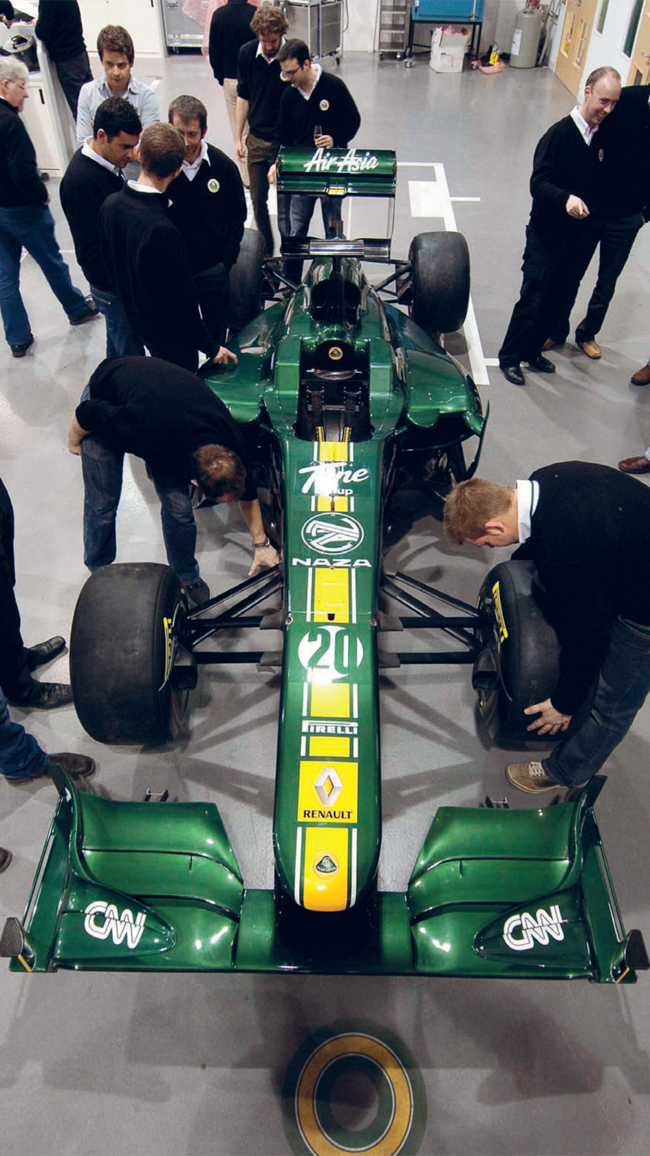 チーム・ロータスT128 発表: 写真 : F1通信 チーム・ロータスT128 発表: 写真 : F1通信