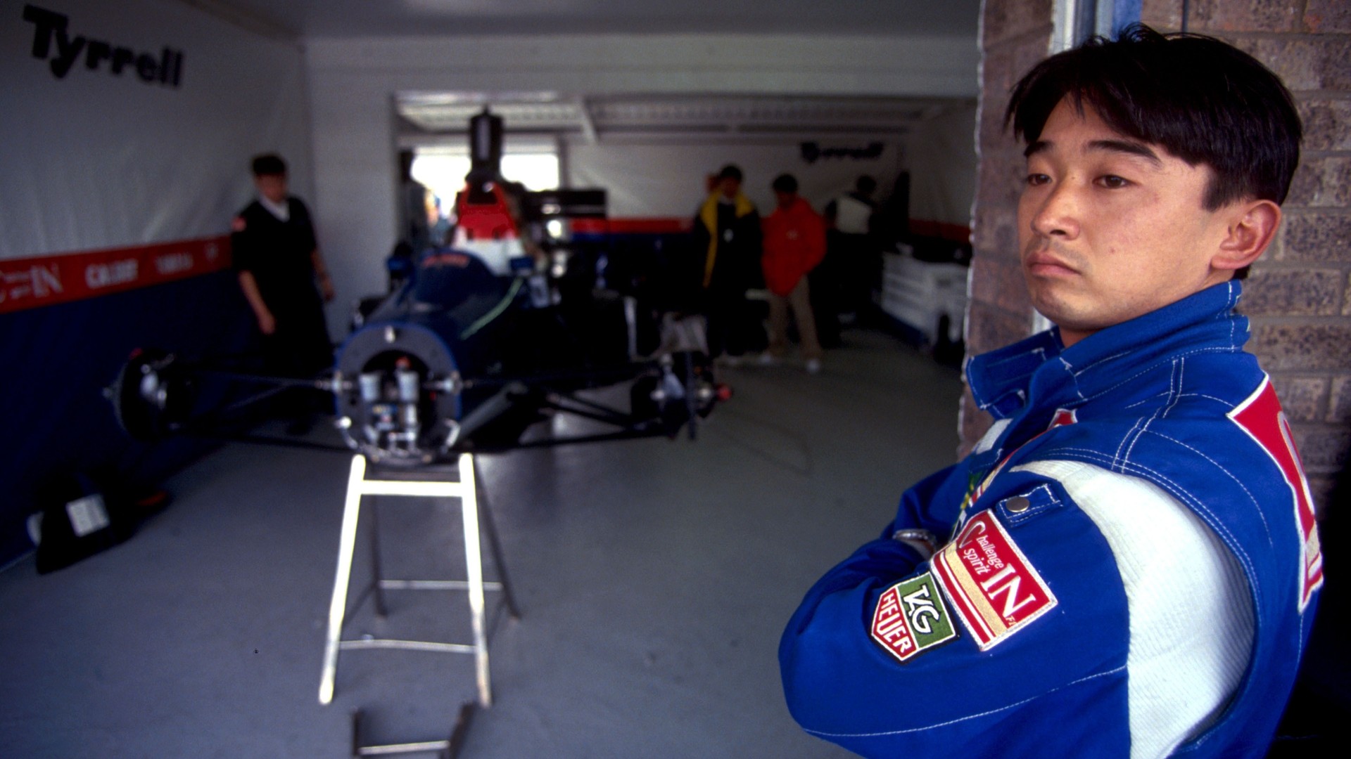 片山右京 サイン入り バイザー ティレル F1 1994片山右京 サイン入り