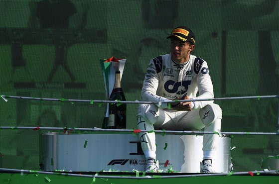 ピエール・ガスリー優勝!:2020年F1イタリアGP表彰式