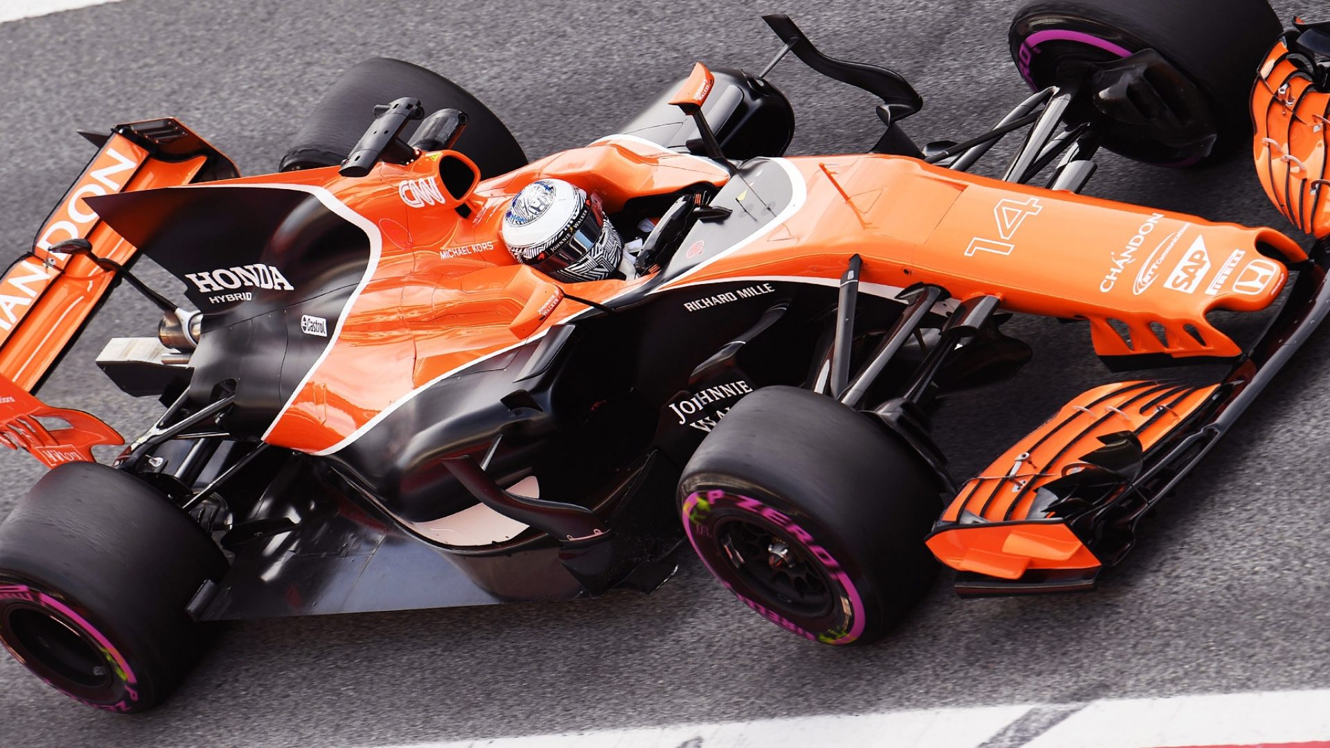 2017 マクラーレン ホンダ レーシング ハーフジップ UK S JPN M