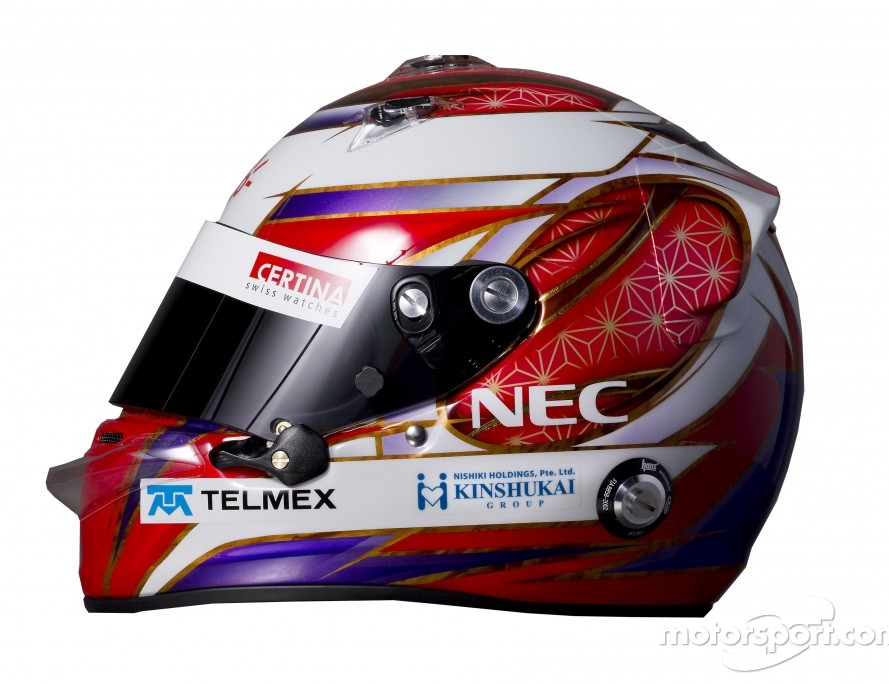 小林可夢偉（ザウバー）： 2012年F1ヘルメット写真 : F1通信