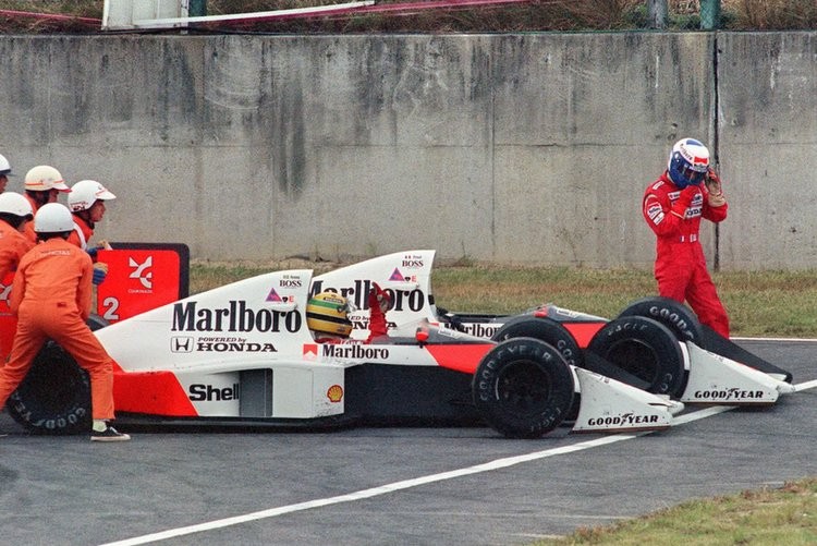 セナ・プロ対決 5: 鈴鹿でクラッシュ : F1通信 セナ・プロ対決 5: 鈴鹿でクラッシュ : F1通信