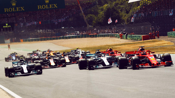 2018年F1イギリスGP スタート