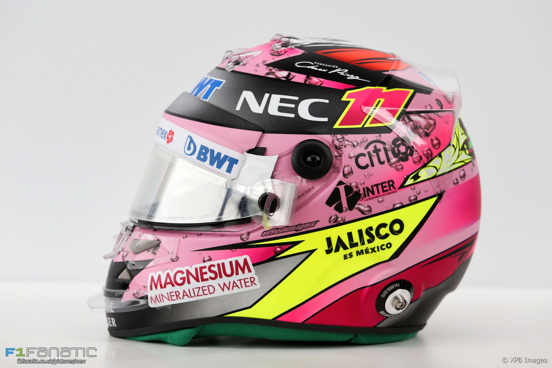 JFC F1 ヘルメット セルジオ・ペレス 2015 1/12 JFC F1 ヘルメット セルジオ・ペレス 2015 1/12 JFC F1