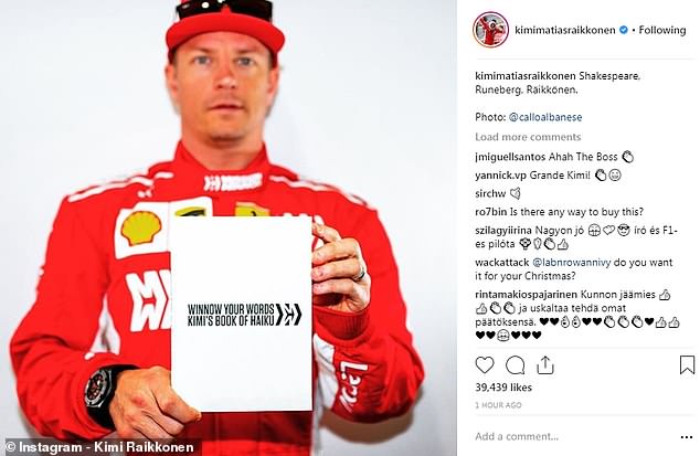 キミ ライコネン 俳句集を発刊 Kimi S Book Of Haiku F1通信 キミ ライコネン 俳句集を発刊 Kimi S Book Of Haiku F1通信