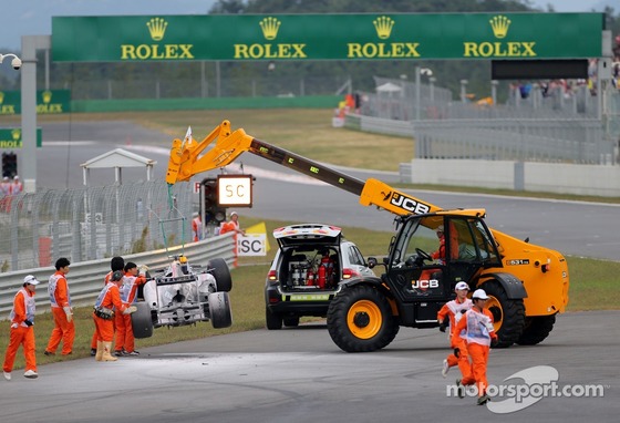 ウェバーのマシン炎上、2013年F1韓国GP