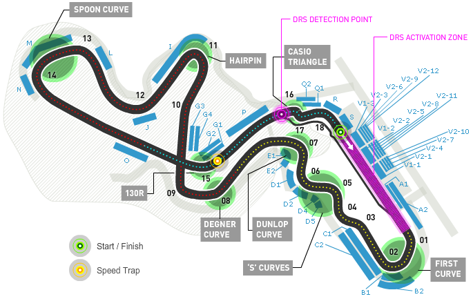 F1日本GP 2013年レースとサーキット・ガイド: FIA公式プレス F1日本GP 2013年レースとサーキット・ガイド: FIA公式プレス