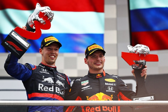 ダニール・クビアトとマックス・フェルスタッペン:2019年F1ドイツGP