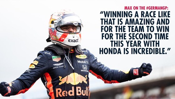 マックス・フェルスタッペン(レッドブル・ホンダ)2019年F1ドイツGP