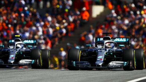 メルセデスの2台:2019年F1オーストリアGP