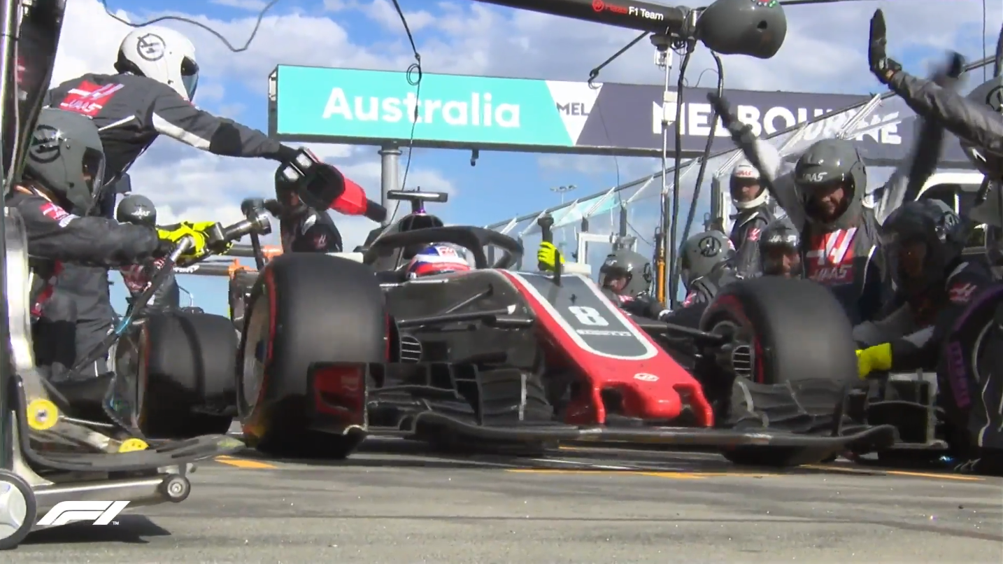F1オーストラリアgp動画 ハース ピット作業ミスで2台ともリタイヤ 決勝 F1通信
