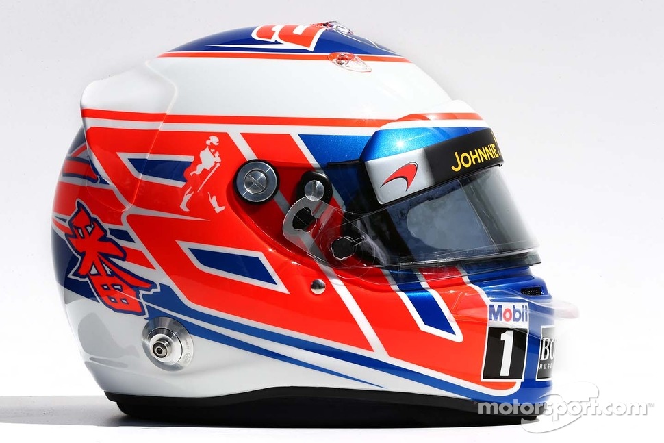 ジェンソン・バトン（マクラーレン）： F1ヘルメットとレーシング