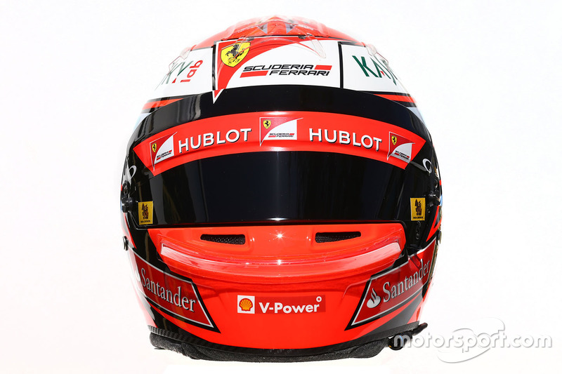 キミ・ライコネン(フェラーリ): F1ヘルメット写真 : F1通信 キミ・ライコネン(フェラーリ): F1ヘルメット写真 : F1通信
