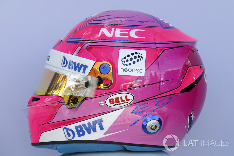 エステバン・オコン ヘルメット写真:2018年F1 : F1通信