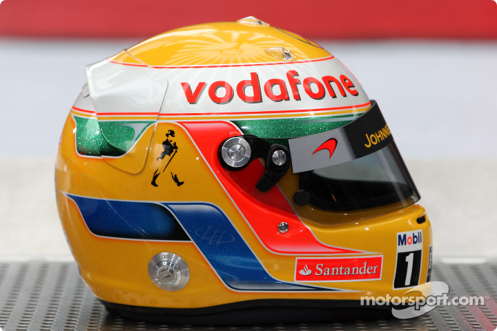 ルイス・ハミルトン(マクラーレン): 2011年F1ヘルメット写真 ルイス・ハミルトン(マクラーレン): 2011年F1ヘルメット写真