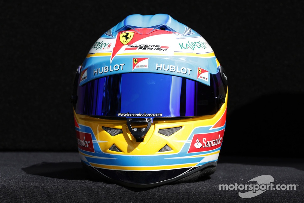 フェルナンド・アロンソ(フェラーリ): F1ヘルメットと フェルナンド・アロンソ(フェラーリ): F1ヘルメットと