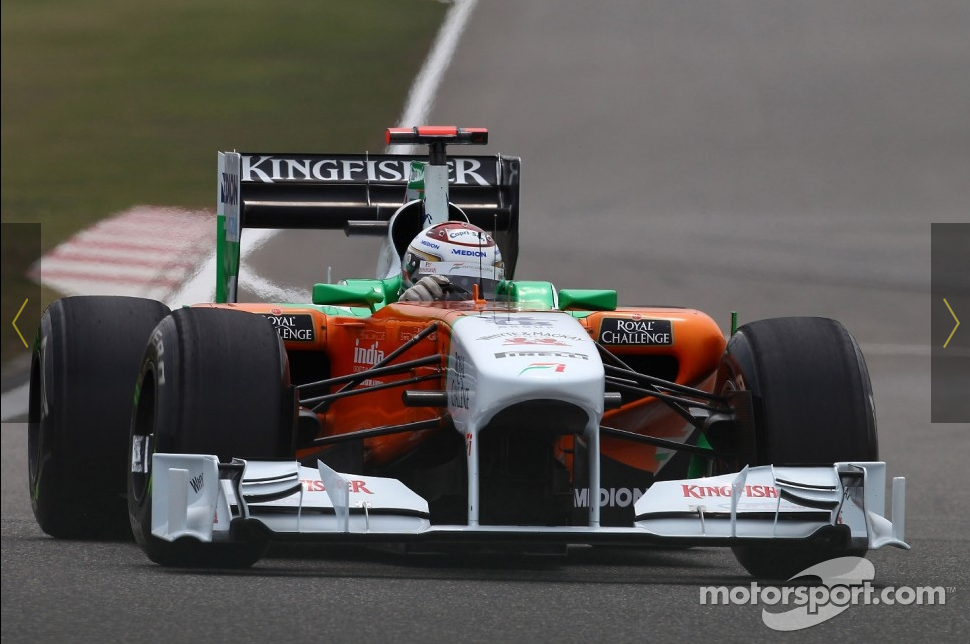 フォース・インディアVJM04 走行写真: F1中国GP 2011年4月 : F1通信 フォース・インディアVJM04 走行写真: F1中国GP 2011年4月 : F1通信