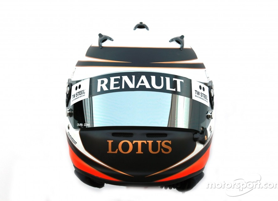 キミ・ライコネン(ロータス): 2012年F1ヘルメット写真 : F1通信 キミ・ライコネン(ロータス): 2012年F1ヘルメット写真 : F1通信