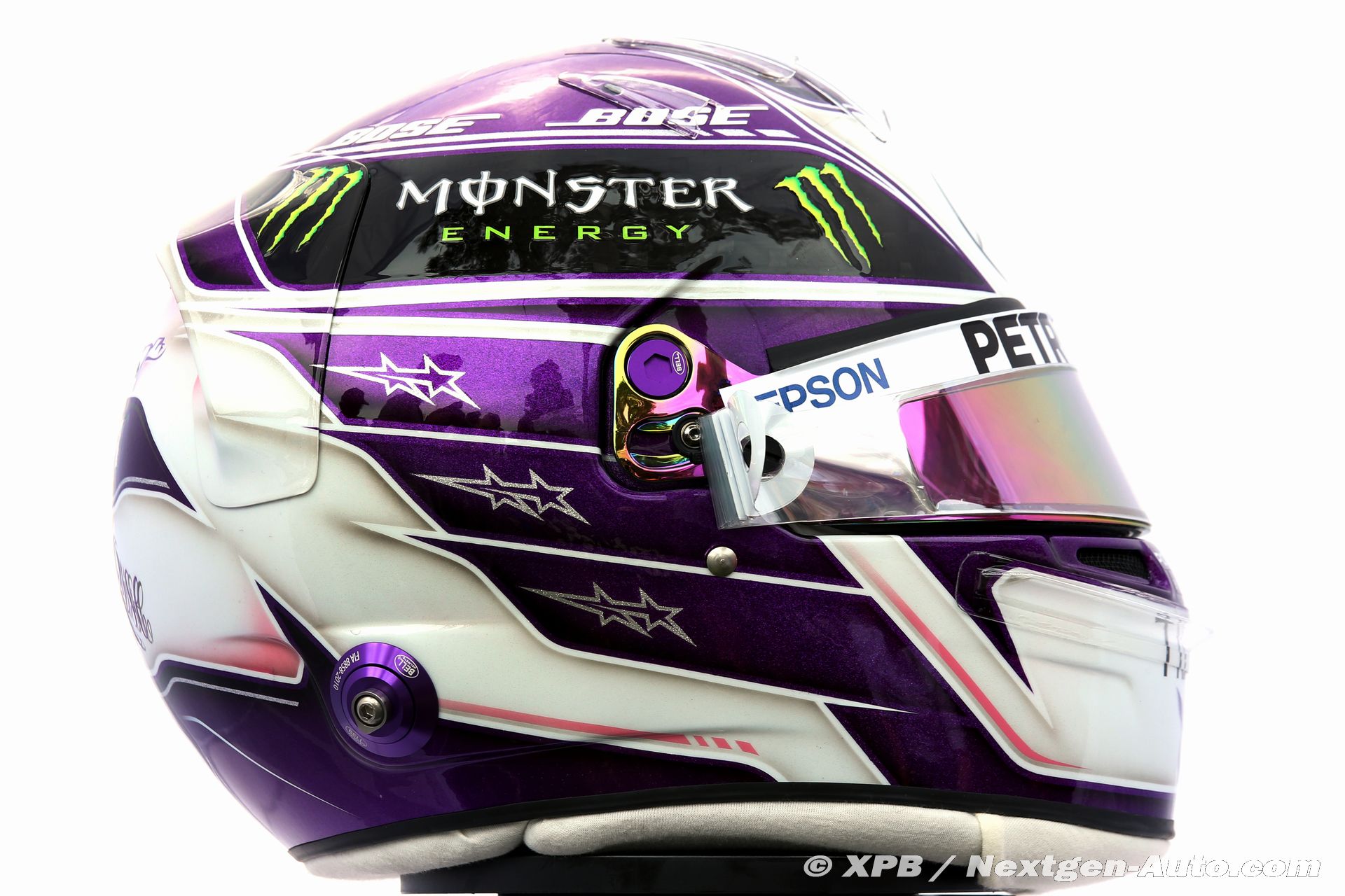 F1 ルイスハミルトン選手 2020 1/2 ヘルメット ハミルトン、F1今シーズン残り2戦でもレインボーカラーのヘルメットを