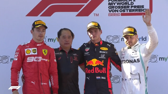 ルクレール、田辺、フェルスタッペン、ボタス