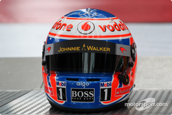 ジェンソン・バトン(マクラーレン): 2011年F1ヘルメット写真 ジェンソン・バトン(マクラーレン): 2011年F1ヘルメット写真