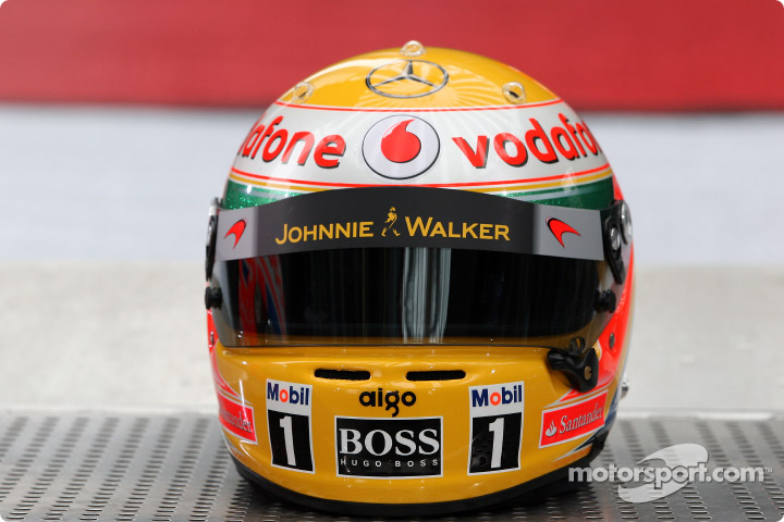 ルイス・ハミルトン(マクラーレン): 2011年F1ヘルメット写真 ルイス・ハミルトン(マクラーレン): 2011年F1ヘルメット写真