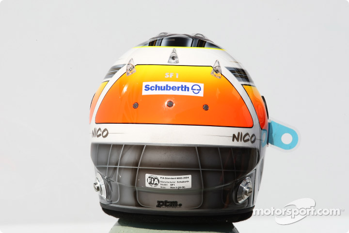 JFC F1 ヘルメット アラン・マクニッシュ 2002 トヨタ 1/12 ニコ・ヒュルケンベルグ（フォース・インディア）： 2011年F1